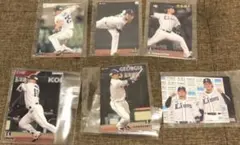 【N】プロ野球チップスカード　西武ライオンズ　6枚セット　2021