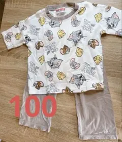 100 トムとジェリー パジャマ 半袖 長ズボン