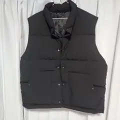 GU ブラック ダウンベスト