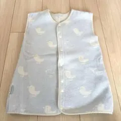 スリーパー　綿100%　日本製　ベビー　39×55cm 70〜80 ひよこ柄