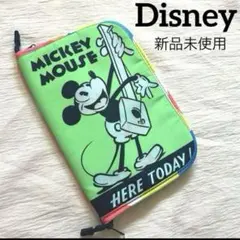 新品未使用　Disney ディズニー　母子手帳ケース　レトロのサムネイル
