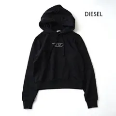 DIESEL ディーゼル パーカー トレーナー スウェットフーディー S 黒