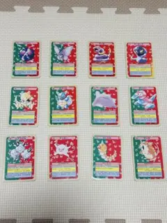 ※超希少【エラーカード】トップサンポケモンカード裏青12枚セット(内3枚枠ズレ)