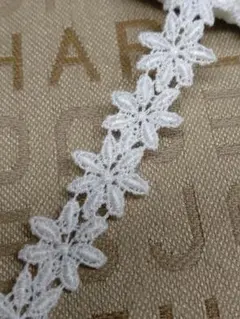 （AW11816）約4mのつながり・オフホワイトの小ケミカル