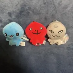 しずくちゃぬいぐるみ マスコット 3点セットのサムネイル