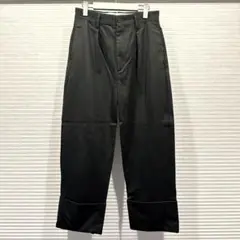 H BEAUTY&YOUTHブラック ワイドパンツ