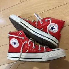 CONVERSE ALL STAR ハイカット スニーカー レッド　23.5
