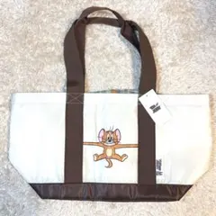 トムとジェリー 巾着付き 大容量トートバッグ エコバッグ