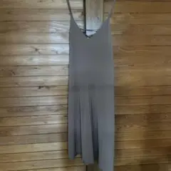 バックレースアップ サロペット ベージュ