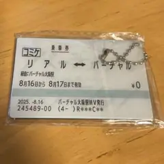 バーチャル大阪駅 キーホルダー コミケ コミックマーケット106 JR西日本