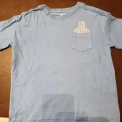 GAP キッズ Tシャツ ブルー ポケット付 XS