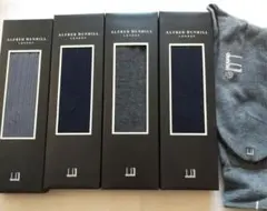 ALFRED DUNHILL ダークグレー ソックス 25 ５足