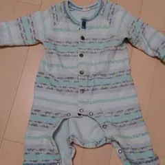 ラグマート ロンパース70 水色