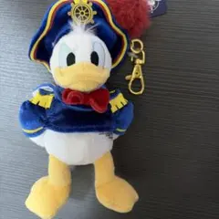 香港ディズニー限定　ドナルドダック　誕生日　海賊　ぬいぐるみ　キーホルダー