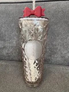 スターバックス クリスマス 2025 コールドカップタンブラー リボン710ml