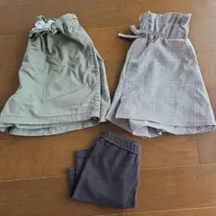 未使用品あり　女の子　ハーフパンツ　110cm　キッズ