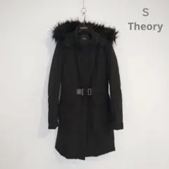 訳ありセオリーダウンコートＳサイズ　ブラック