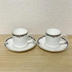 ウェッジウッド オズボーン トリオ 2客 ケーキプレート トリオ