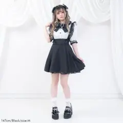 レースサス付きプリーツスカート 3Lのサムネイル