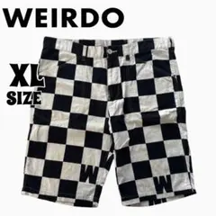 WEIRDO ショーツ チェッカー 市松 ハーフパンツ　ショートパンツ　囚人のサムネイル
