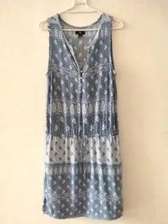 #Gap ノースリーブ ペイズリー柄 ワンピース XXSのサムネイル