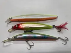 サイレントアサシン　160F 他 プラグ 中古 3個セット シーバスのサムネイル