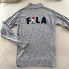 FILA ゴルフタートルネックセーター グレー