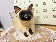 シャム猫　ミニチュア陶器　ヘイゲンリネカー シャム猫 ミニチュア陶器 ヘイゲンリネカー - メルカリ