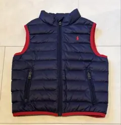 ポロ ラルフローレン ダウンベスト ネイビー キッズ 110cm