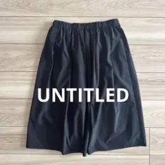 UNTITLED タフタスカート　ブラック　Lのサムネイル