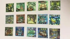 ビックリマン2000 シール 15枚セットカリスマデビルW仏KING 湯あみ天女