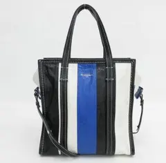 BALENCIAGAストライプデザイン トートバッグ