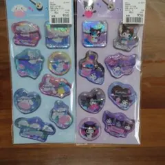 クロミ　シナモン　ウォーターシール　サンリオ　サンスター　正規品　2枚　セット