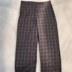 BEAMS チェック柄 スラックス