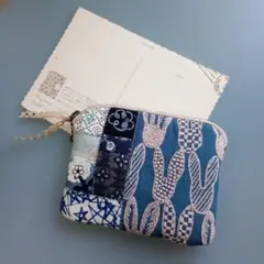 ハンドメイドポーチ　ミナペルホネン　❣パッチ仕立て❥❣