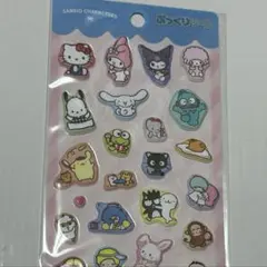 ぷっくりシール　サンリオキャラクターズ　キティ　マイメロ　クロミ　ポチャッコなど