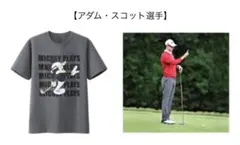 UNIQLO ミッキーマウス　ゴルフ柄　半袖Ｔシャツのサムネイル