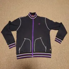 YONEX ブラック パープル ジャケット LL