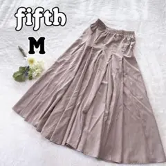 未使用品【フィフス】ダスティピンク フレアスカート M ロング丈 1775