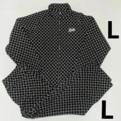 Mobb モブ セットアップ トラックジャケット 総柄　モノグラム L ブラックのサムネイル