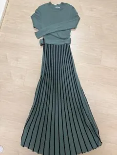And Couture グリーン ロングワンピースサイズ38