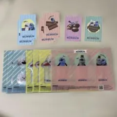 パペットスンスン　ステッカー&オリジナルブックマーカー&クリアファイルまとめ売り