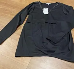 マタニティ　トップス　長袖　綺麗め　授乳服
