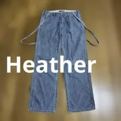 HeatherサロペデニムレディースサロペットカジュアルパンツMサイズ