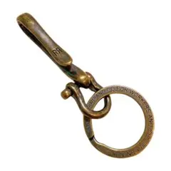 【RRL】ヴィンテージ 真鍮 キーリング キーフック アンティーク レトロ