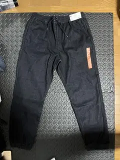 GU ウラフリースデニムスーパーストレッチジョガーパンツ