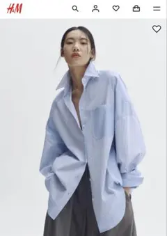 R*x様 STELLA MCCARTNEY H&M オーバーサイズパネルポプリンのサムネイル