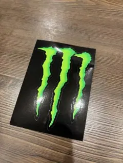 Monster ロゴステッカー 緑色
