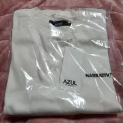 アズール ロンt ロングスリーブTシャツ 白 タグ付き Lサイズ
