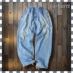 カーハート トラディショナルフィット ストレートデニムジーンズ W46